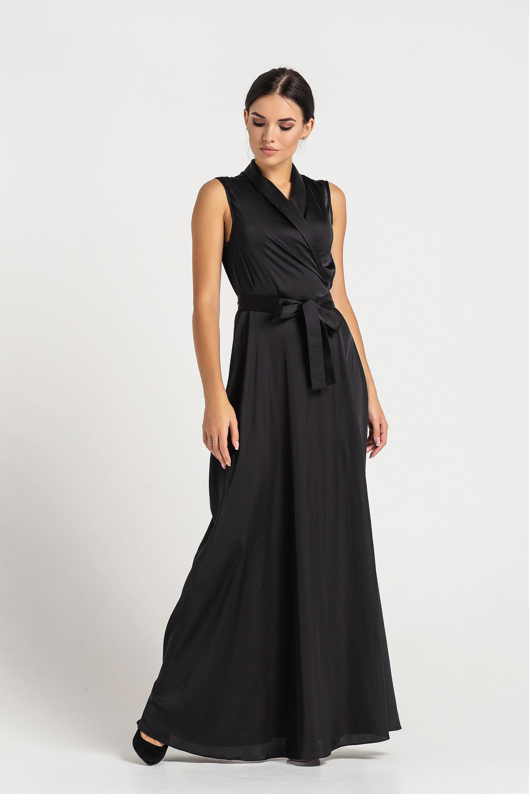 dress navy blue lace Gabriella Maxi – Emprada Size:12.5 w-pants-dress dress to impress 2000s