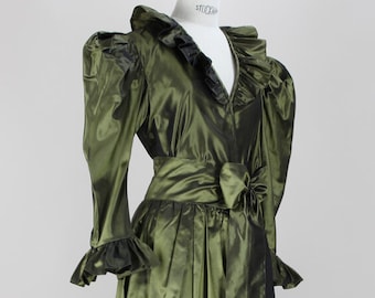 YSL Yves Saint Laurent 1978 Vintage Ruffled Blouse & Tiered YSL Yves Saint Laurent 1978 Vintage Ruffled Blouse & Tiered