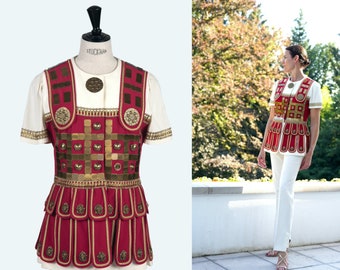 MOSCHINO COUTURE S/S 1989 Cruise Me Baby Collection Roman Centurion Jacket