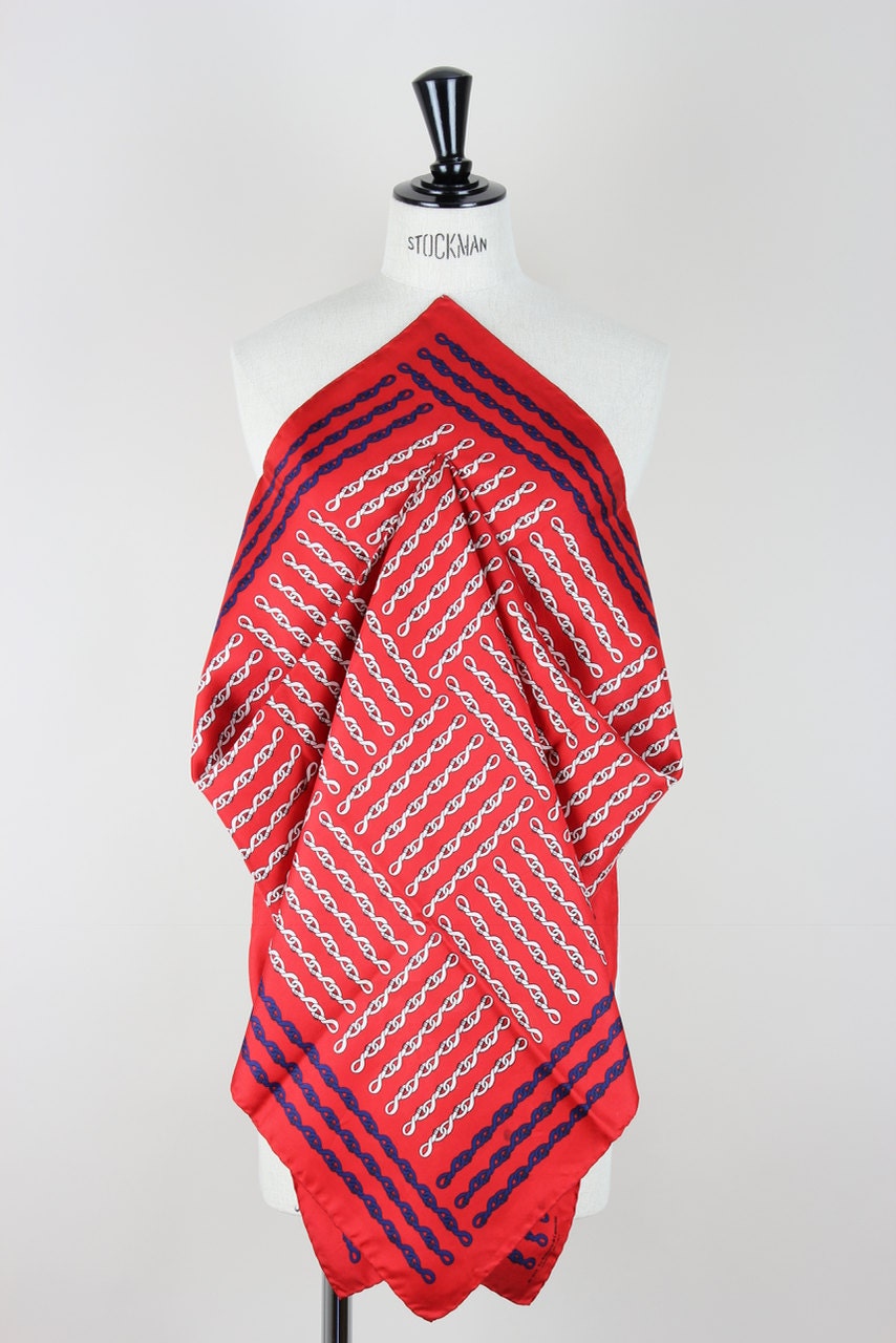 Roberta di camerino silk scarf mini scarf gift x size 24 inches