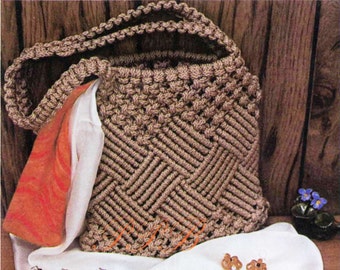 macrame diy bag