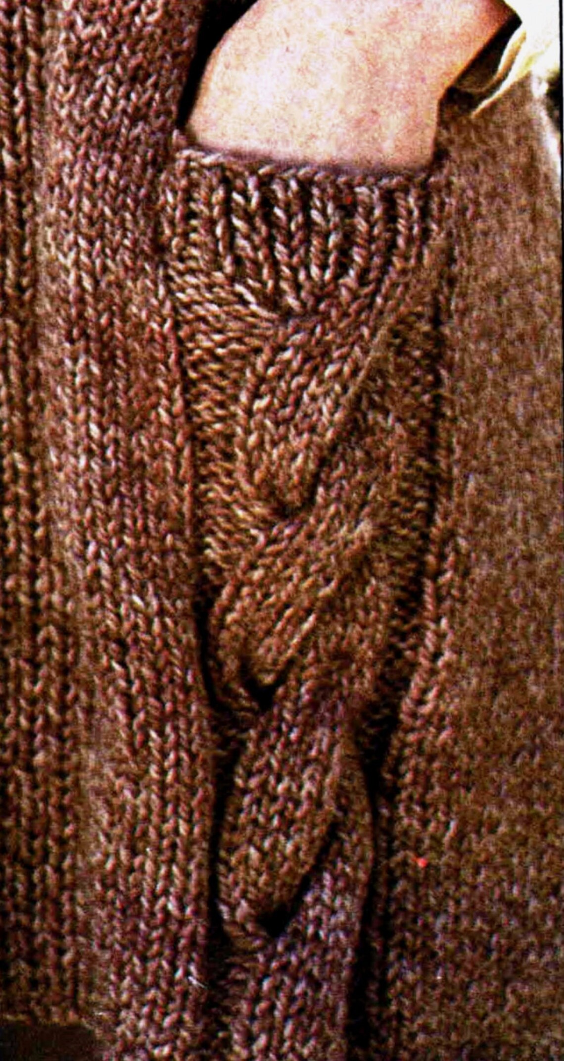 Ladies Knitted Gilet Loose Vest PDF Knitting Pattern Etsy