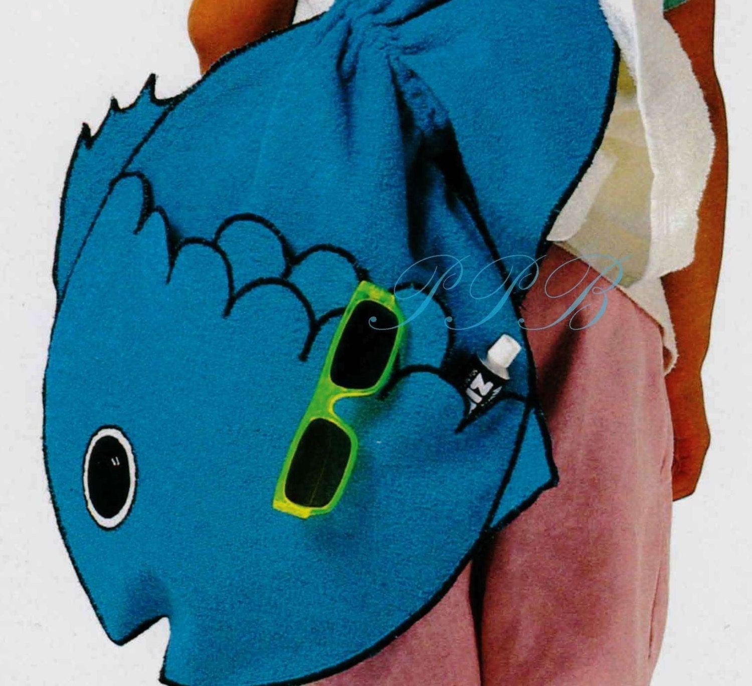 Beach Bag Sewing Pattern Fish Beach Bag Girl's Etsy
