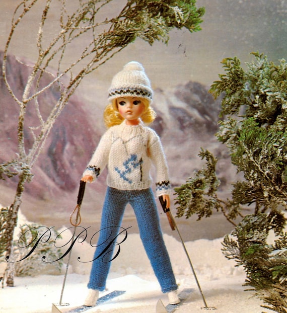 barbie snow ski set