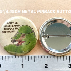 Dinosaur Trans buttons image 3