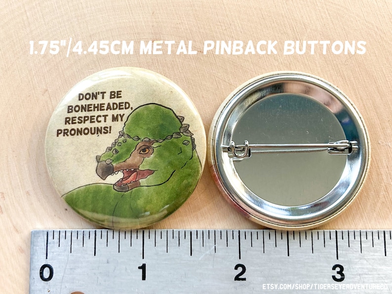 Dinosaur Trans buttons image 3