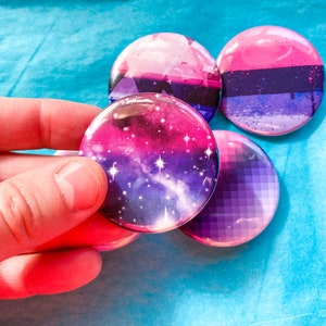 Omnisexual Pride Flag Button Sets - Pick 3, 4 or 5 buttons!