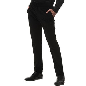 Maßgeschneiderte Velveteen Slim Fit Hose Bild 1