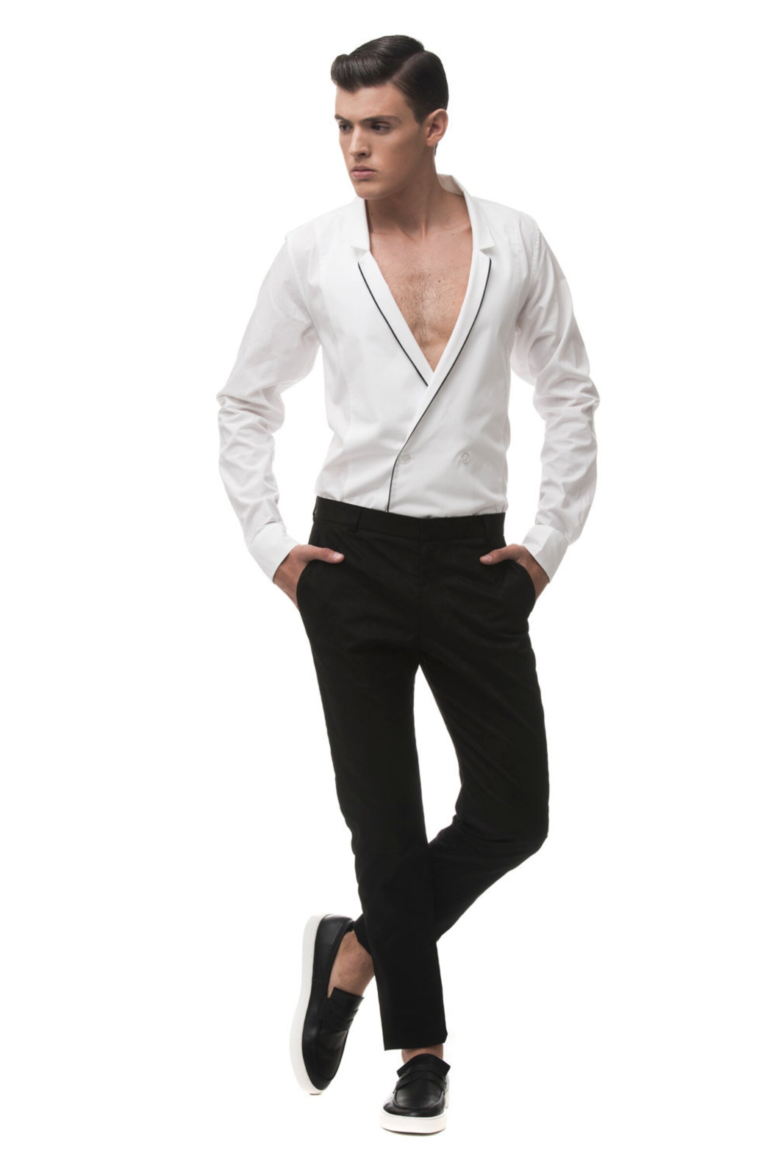 Doublebreasted silk Shirt main image 1
