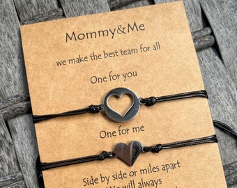 Mommy & Me bracelets | Adorable Mother Daughter Jewelry set | Mama and Baby Matching Gift | Gift for Her | Parent Child Love and Friendship