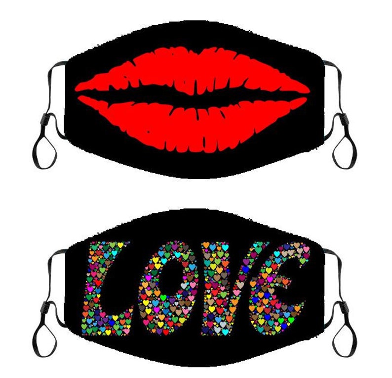Valentine's Day Mask Love Mask Hearts 2021 Etsy