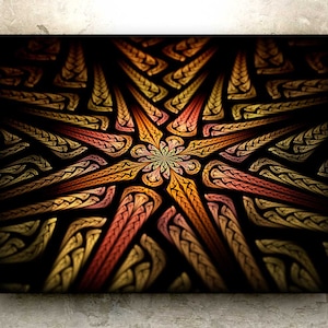DIVINE GNOSIS – HD Art Print: sacred geometry, mandala, pattern, earth, spiritual