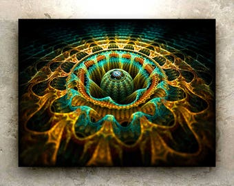QUANTUM RIPPLES Art - wydruk HD: święta geometria, matematyka, nauka, holistyczny, metafizyczny, wibracja, wszechświat, hologram