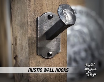 Railroad Spike Hook: Steel Farmhouse Decor