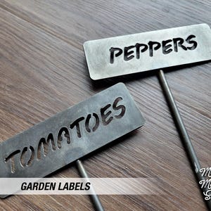 Customizable Garden Labels, Garden Stakes,  Garden Labels, Metal Garden Art | S141