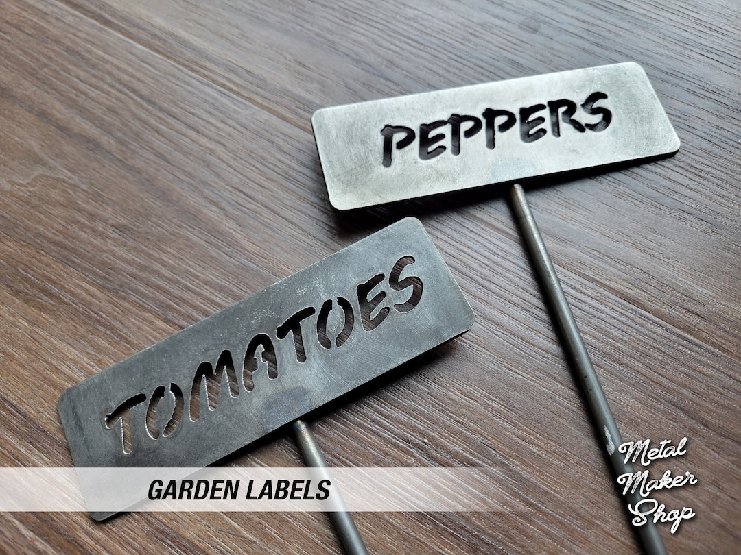 Customizable Garden Labels, Garden Stakes, Garden Labels, Metal Garden