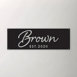 Metal Signs Personalized, Custom Metal Sign, Metal Name Sign, Metal Sign, Metal Wall Art, Free Shipping