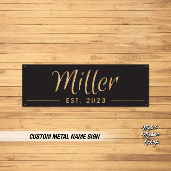 Metal Signs Personalized, Custom Metal Sign, Home Sign, Address Sign, Business Sign, Free Shipping | S23EUPHORIA