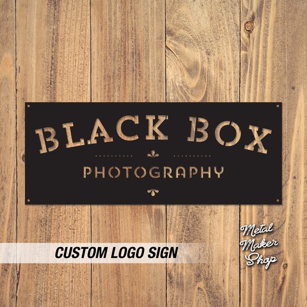 Business Logo Sign, Your Business Logo or Artwork, Custom Metal Business Signs, Custom Metal Signs, Metal Sign logo, Free Shipping | S66