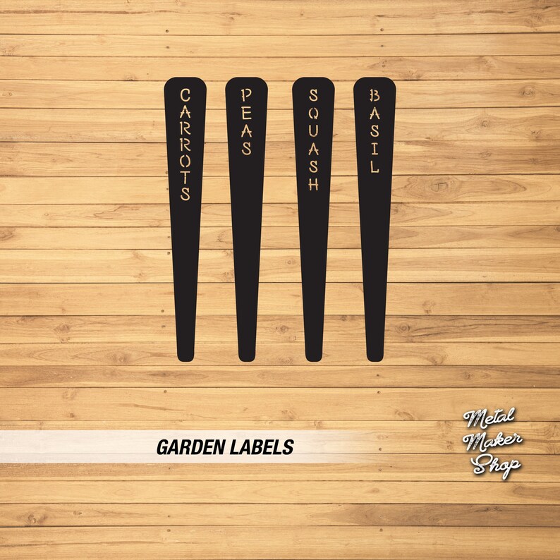 20 Metal Garden Labels Plant Labels Garden Labels Etsy