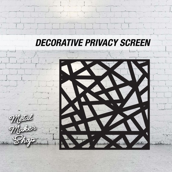 Decorative Privacy Screen |, Line Pattern, Free Shipping | S152