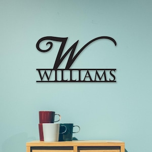 Custom Metal Name Sign: Personalized Outdoor Wall Decor