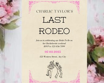 Bachelorette Party Invitation