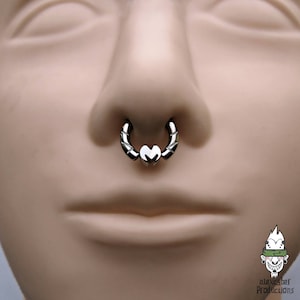 On sale! Handmade titanium captive ring 10G(2.4x9mm)