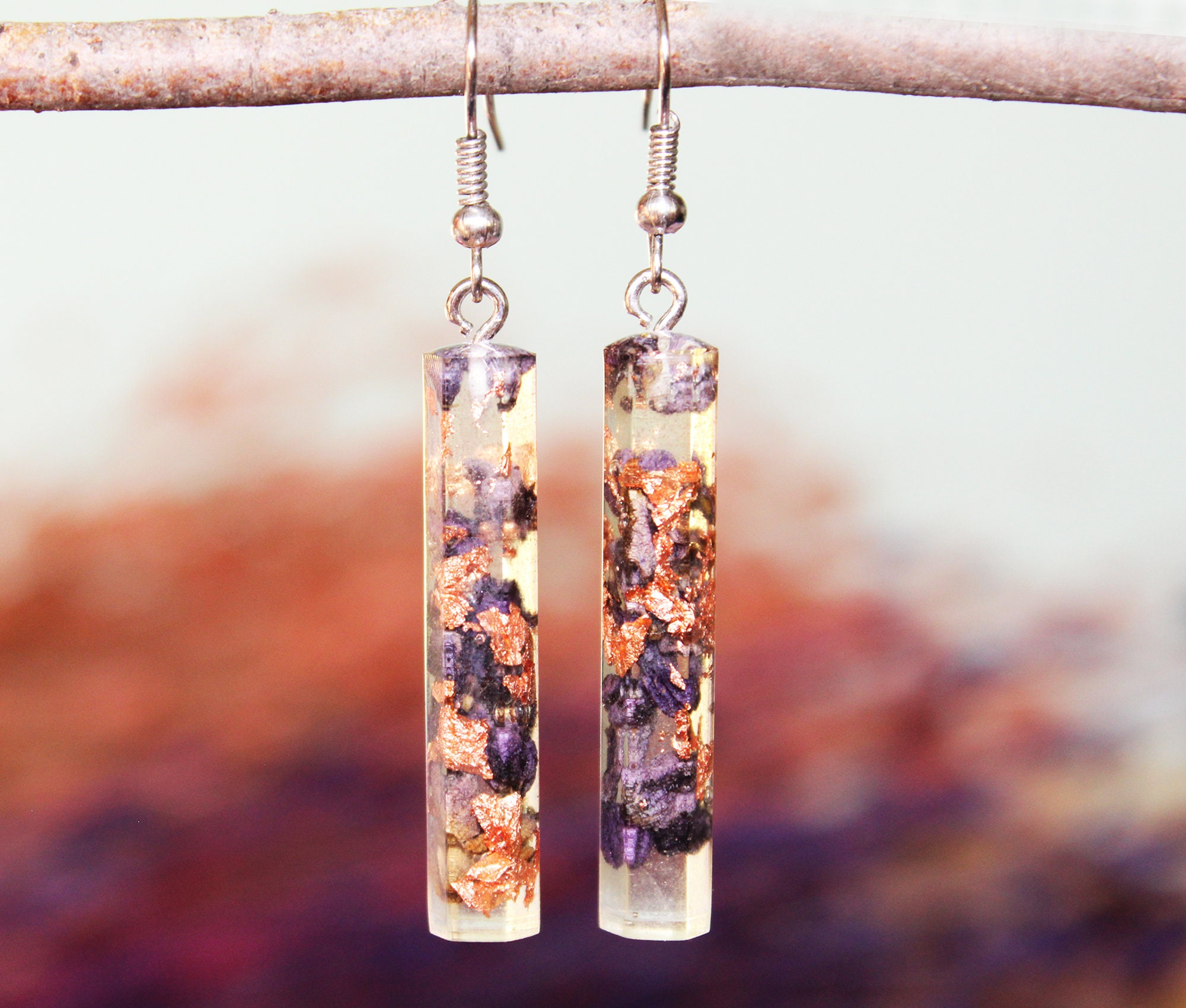 Khaki Floral Handmade Dangle Earrings Best Birthday Gifts Ideas Chiffon Floral Easter Gifts
