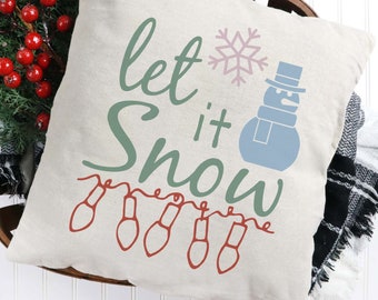 Snowflake SVG Merry Christmas Svg Let it Snow Svg Winter Svg