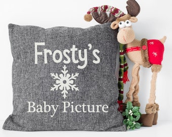 Christmas SVG File, Happy Holidays svg, Merry Christmas svg, Frosty's Baby Picture svg, Snowman Svg