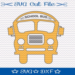 School Bus SVG, Teacher svg, SVG Cut File for Silhouette, Back to School SVG, Yellow Bus svg