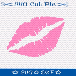 Lips SVG File / SVG Cut File /  SVG Download / Silhouette Cameo / svg Design / Mouth svg / Kiss svg