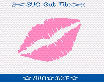 Lips SVG File / SVG Cut File /  SVG Download / Silhouette Cameo / svg Design / Mouth svg / Kiss svg