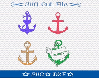 Anchor SVG File / SVG Cut File for Silhouette / Nautical svg / Boating svg / Sailing svg / Sailor svg