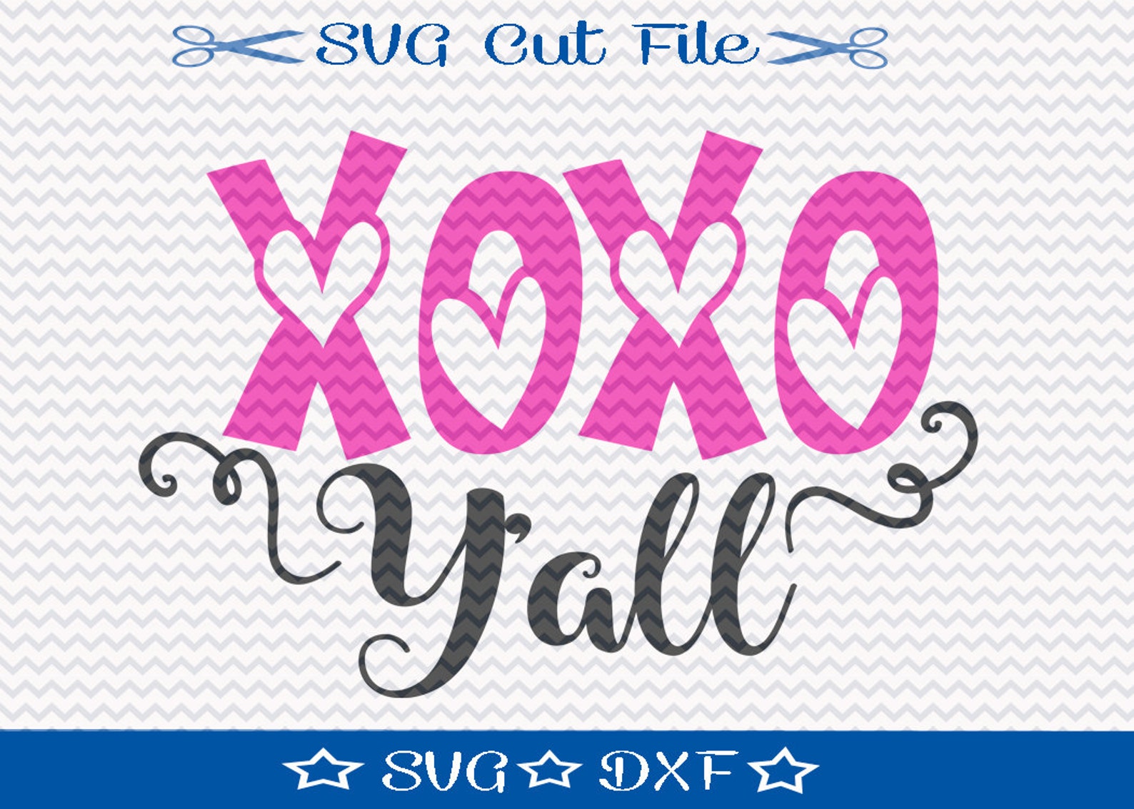 XOXO Y'all SVG Valentine SVG First Valentine svg File | Etsy