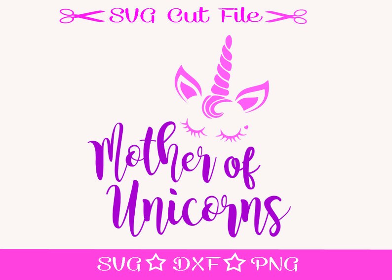 Download Unicorn SVG Unicorn Mom Mother of Unicorns SVG for Women | Etsy
