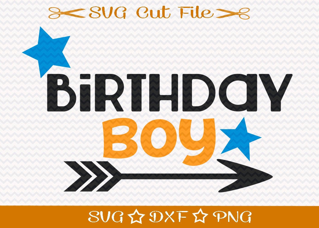 Download Birthday Boy SVG File / SVG Cutting File for Silhouette / | Etsy