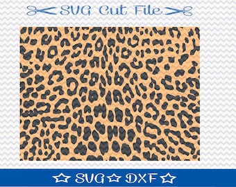 Leopard Print Pattern SVG Cut File (Digital Download)