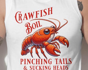 Crawfish Boil Sublimation Design: Cajun Party Clipart (Digital File)