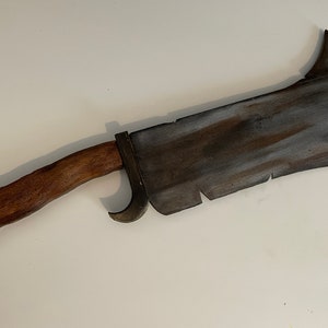 Fantasy style Chopper Prop - A cleaver fit for a Butcher and a Brute - Plastic & Con Safe Cosplay / Halloween