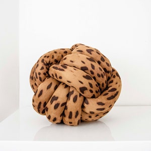 Safari Knot Pillow - Sphere Ball pillows, decorative cushion, soft ball, Decorative Trendy pillow, Scandinavian style minimalist