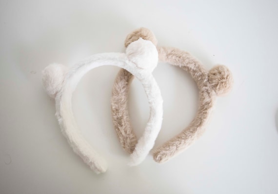 Soft Plush Bear Ears Headband - Parade Holiday Headband