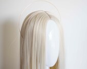 Rose Gold Halo Crown: Bridal Headpiece, Goddess Crown — image 2