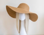 Customized Coffee Color Sun Hat: Personalized Floppy Hat — image 2