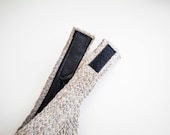 Grey Raffia Straw Sun Visor: Crownless Beach Vacation Cap — image 8