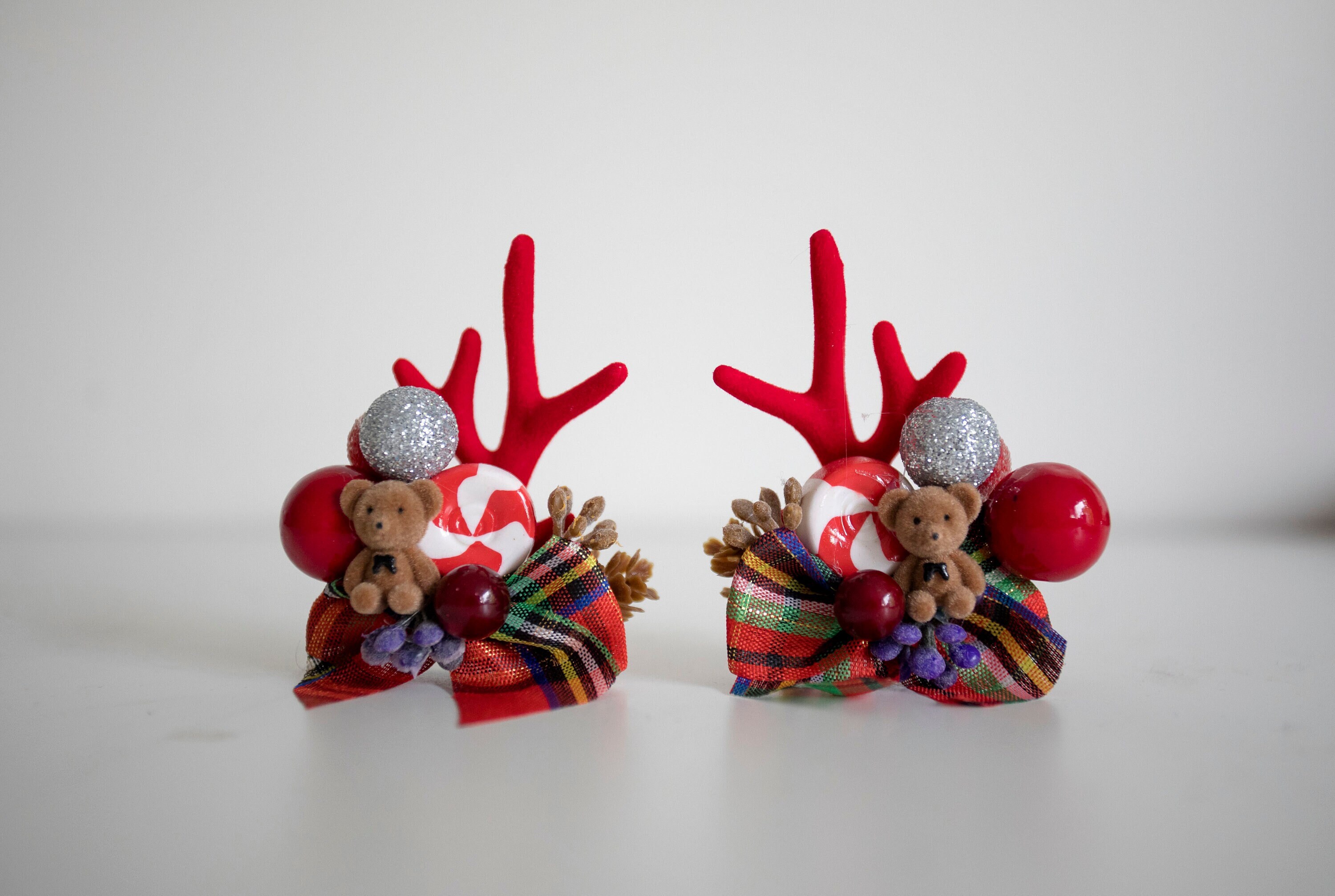 Accessori Natalizi Capelli Fascia Capelli Corna Di Renna - Set Decorativo  Natalizio Con Funghi E Campane Fascia Capelli Festiva Halloween, image size:3000x2014