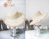 Girls Straw Boater Hat: Custom Kids Beach Sun Hat — image 8