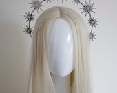 Black Star Halo Headband: Celestial Goddess Crown — image 1