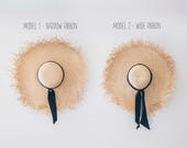 Fringe Straw Sun Hat: Personalized Oversized Floppy Hat — image 7